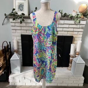 Gorgeous EUC Lilly Pulitzer Poppy Silk Dress L Toucan Play